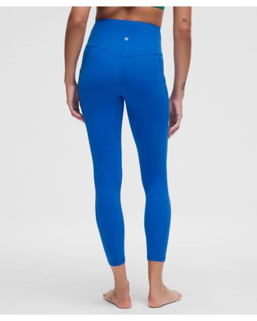 lululemon athletica Blue Align High-Rise Leggings With Pockets 25"