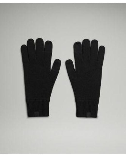 lululemon athletica Black Warm Revelation Gloves