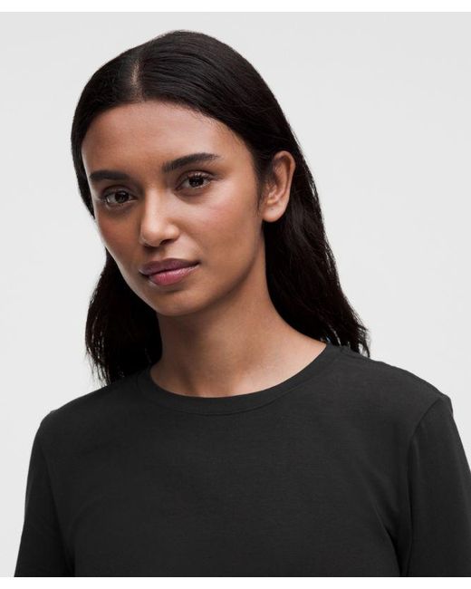 lululemon athletica Black Love Modal Fleece Long Sleeve Shirt