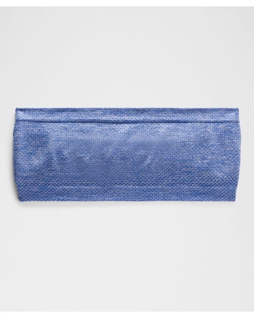 lululemon athletica Blue Metal Vent Tech Seamless Wide Headband
