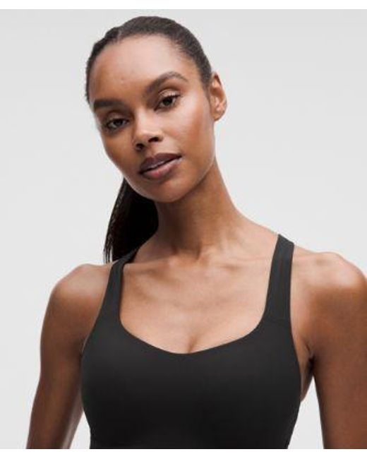 lululemon athletica Black – Like A Cloud Train Sports Bra Medium Support, B/C Cup – – Size 14