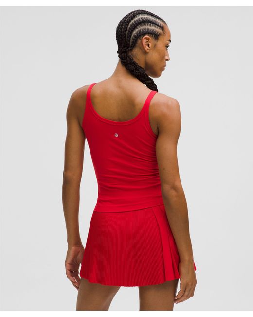 lululemon athletica Red Align Scoop Waist-Length Tank Top