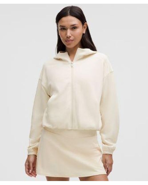 lululemon athletica Natural Softstreme Full-Zip Hoodie