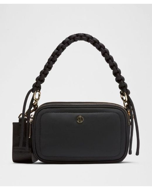 lululemon athletica Black Crossbody Camera Bag With Top Handle 2L