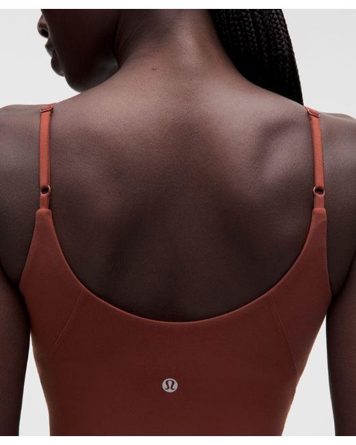 lululemon athletica Multicolor – Align Cami Bodysuit Light Support, A/B Cup – 6" – – Size 4