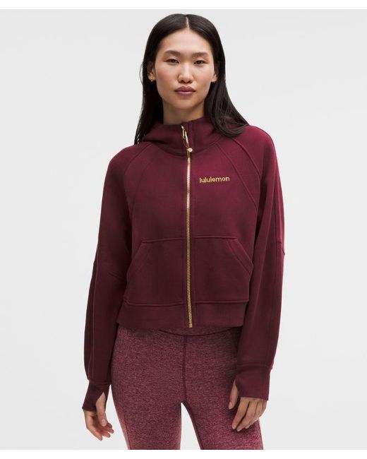lululemon athletica Red Lunar New Year Scuba Oversized Full-Zip Hoodie
