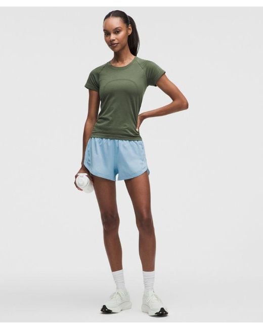 lululemon athletica Green – Swiftly Tech Short-Sleeve Shirt 2.4 Waist Length – – Size 4