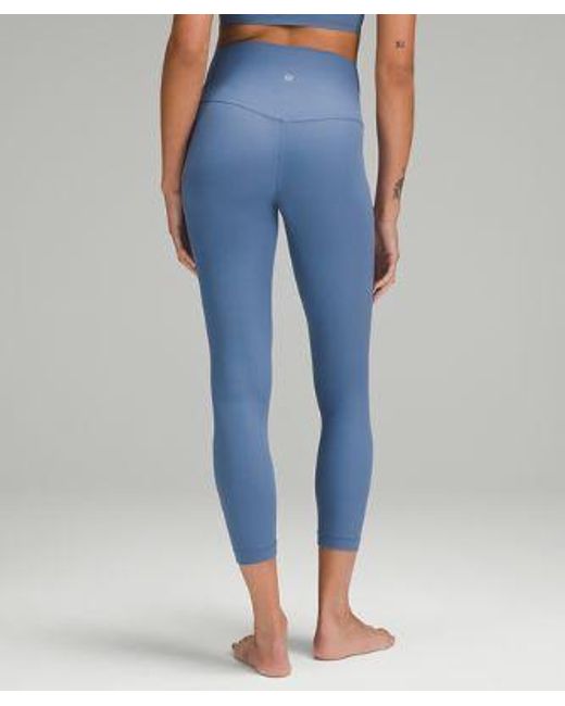 lululemon athletica Blue – Align High-Rise Ribbed Pants – 25" – –