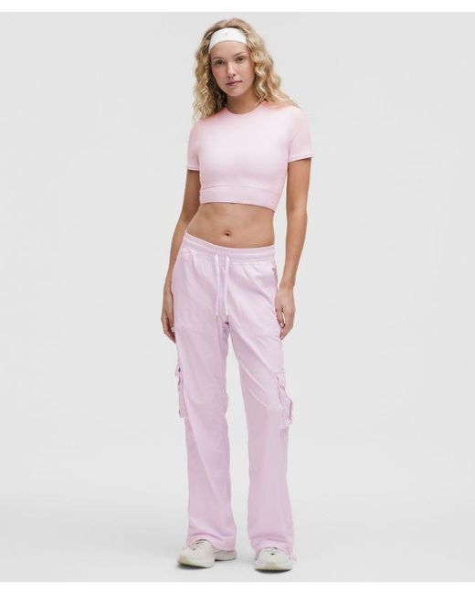 lululemon athletica Pink Dance Studio Relaxed-Fit Mid-Rise Cargo Pant