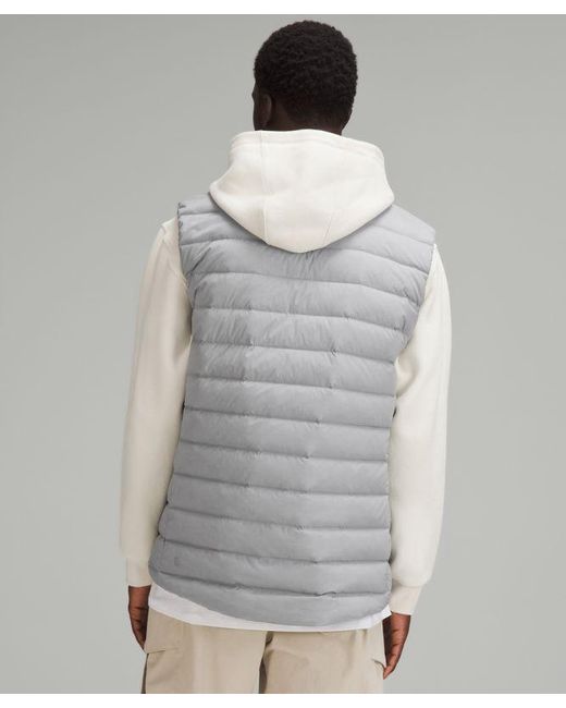 lululemon athletica Gray – Navigation Down Vest – – for men