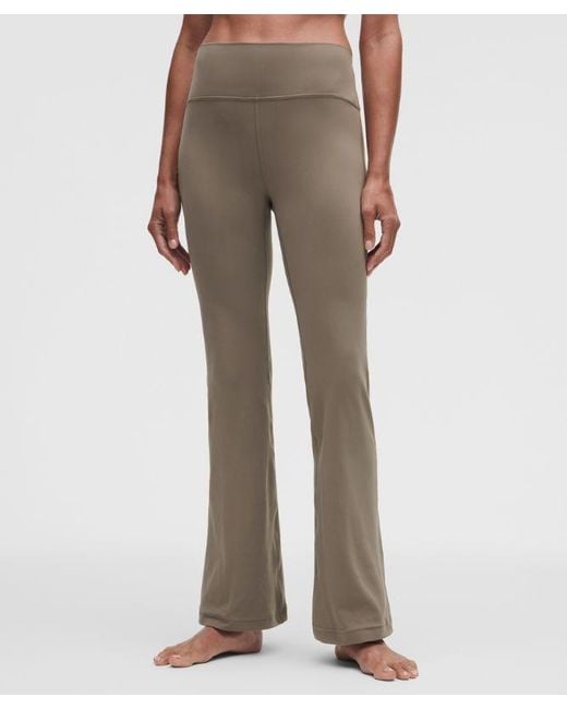 lululemon athletica Natural – Groove Nulu High-Rise Flared Pants Short – – Size 4