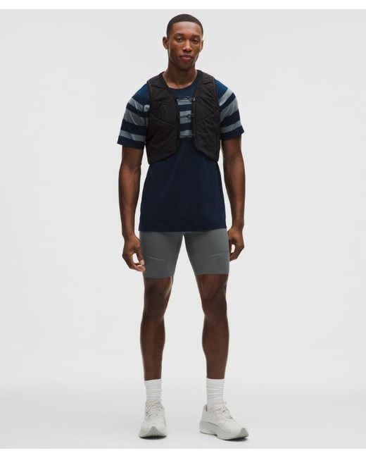 lululemon athletica Blue – Fast And Free Half Tights – 8" – – for men