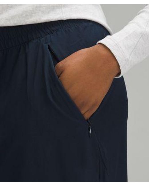 lululemon athletica Swift Mid-rise Wide-leg Pants Full Length - Color Blue - Size 0