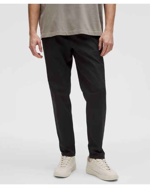 lululemon athletica Black Abc Wovenair Slim Pull-On Pant for men