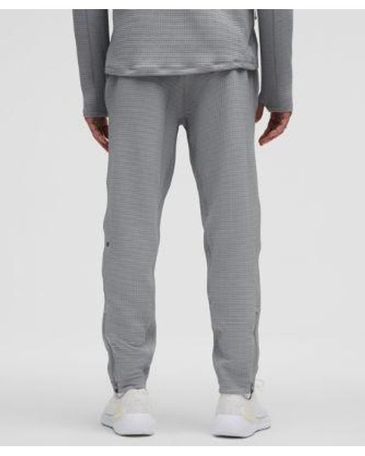 lululemon athletica Gray Waffle-Knit Joggers for men
