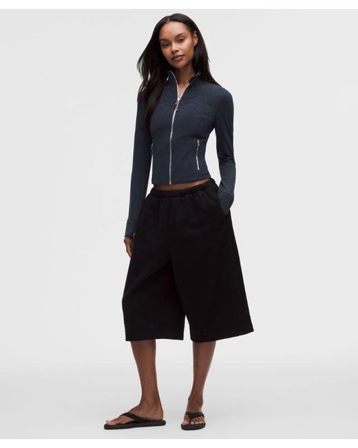lululemon athletica Blue Define Cropped Jacket