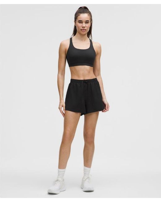 lululemon athletica Black Energy Bra Medium Support, B-D Cups