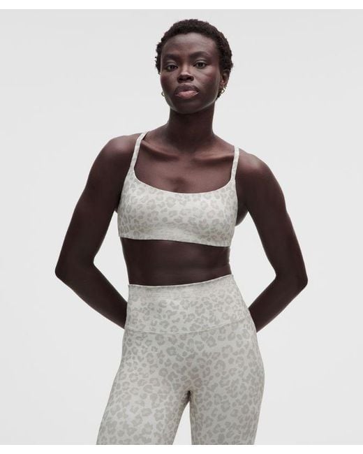 lululemon athletica Multicolor – Wunder Train Strappy Racer Sports Bra Light Support, A/B Cup – – Size 14