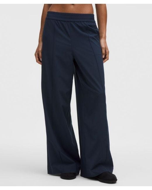 lululemon athletica Blue Breezily Mid-Rise Pant