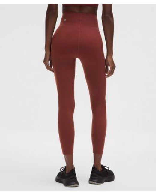 lululemon athletica Red – Glow Up Super-High-Rise Tight Leggings – 25" – – Size 4