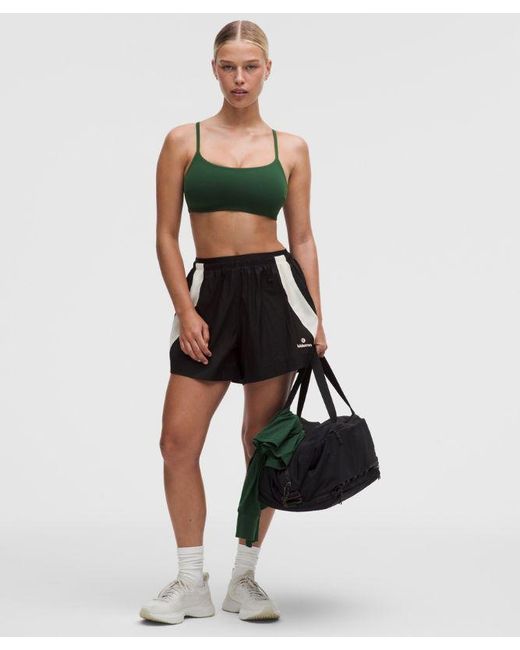 lululemon athletica Green Wunder Train Strappy Racer Bra