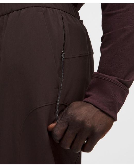 lululemon athletica Brown – Nylon Track Pants Slnsh Collection – – Size Large for men