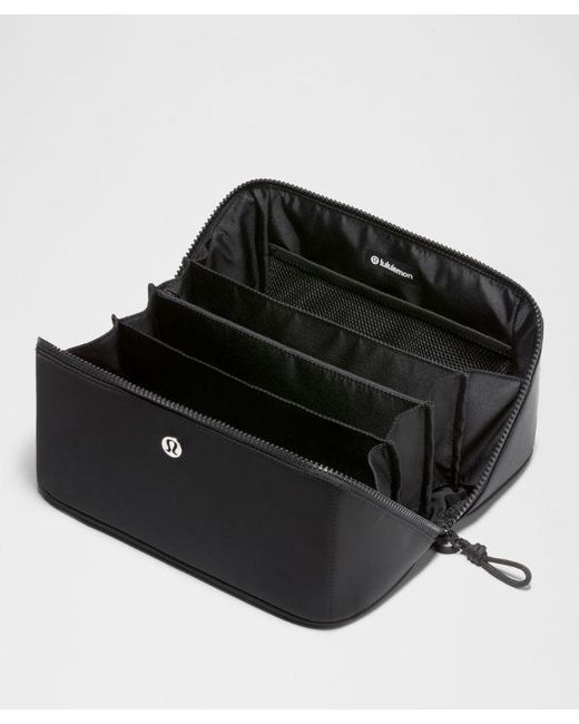 lululemon athletica Black – Open-Flat Toiletry Bag –