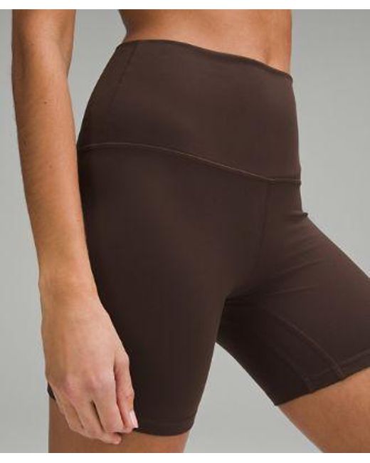 lululemon athletica Align High-rise Shorts - 6" - Color Brown - Size 10