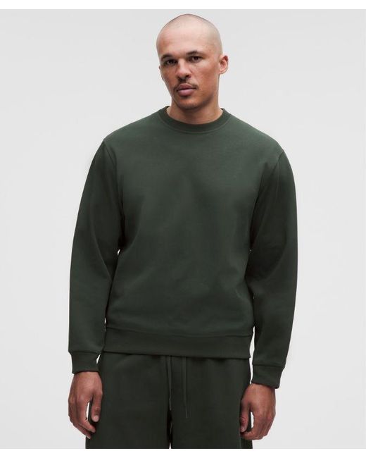 lululemon athletica Green Grand Standard Long-Sleeve Crew for men