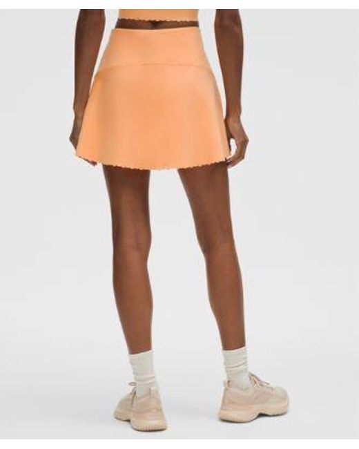 lululemon athletica Natural Scallop-Hem High-Rise Tennis Skirt
