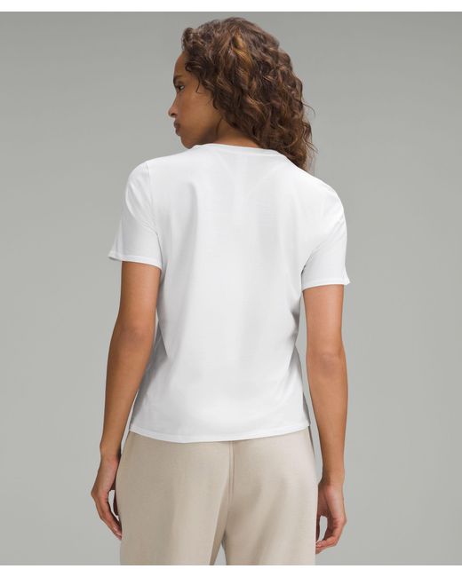 lululemon athletica White All Yours Organic Cotton Crewneck T-Shirt