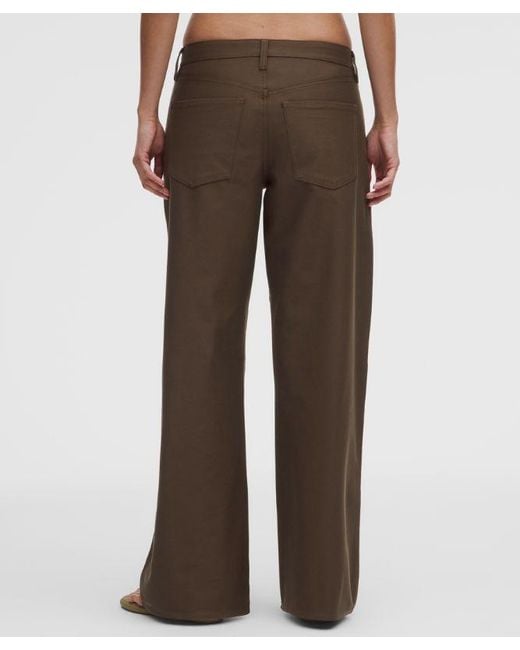 lululemon athletica Multicolor – Easyfive Low-Rise Classic Wide-Leg Pants Regular – – Size 28