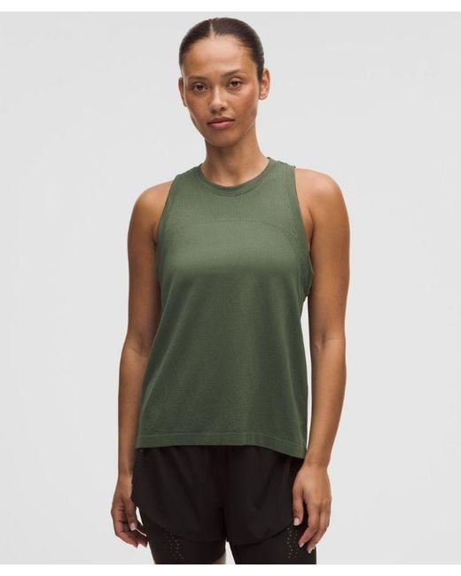 lululemon athletica Green – Super Swiftly Relaxed-Fit Tank Top – – Size Large