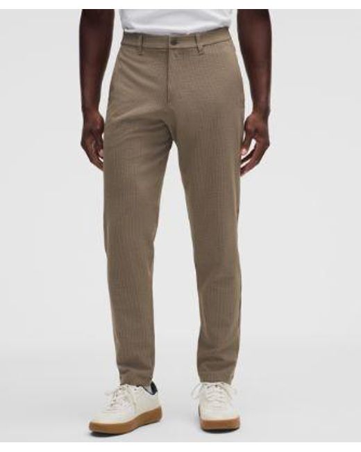 lululemon athletica White – Abc Slim-Fit Trousers 32L Textured – – Size 6 for men