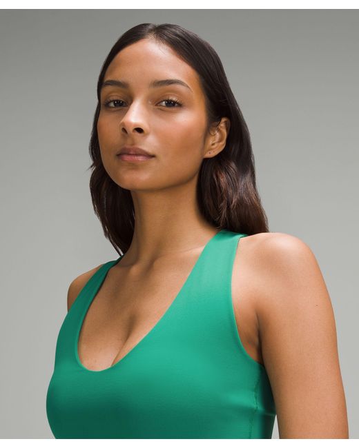 lululemon athletica Green Bend This Scoop And Cross Bra Light Support, A-c Cups