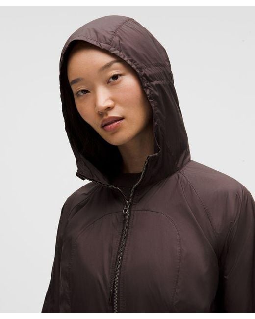 lululemon athletica Brown – Lightweight Windbreaker Jacket Slnsh Collection – – Size Large
