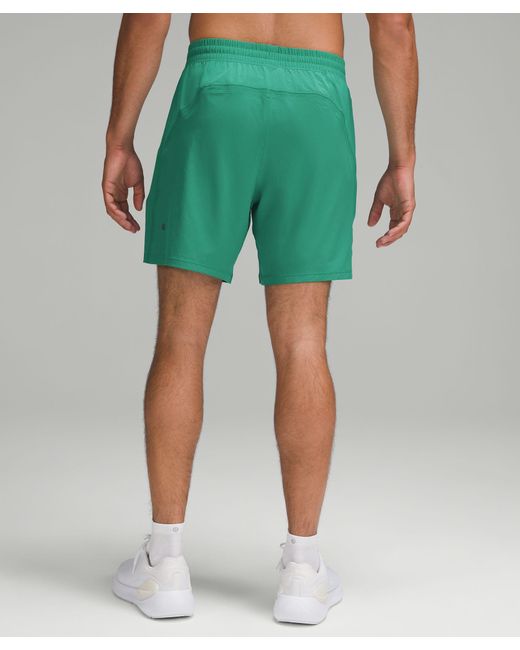 lululemon athletica Green Pace Breaker Linerless Shorts 7" for men