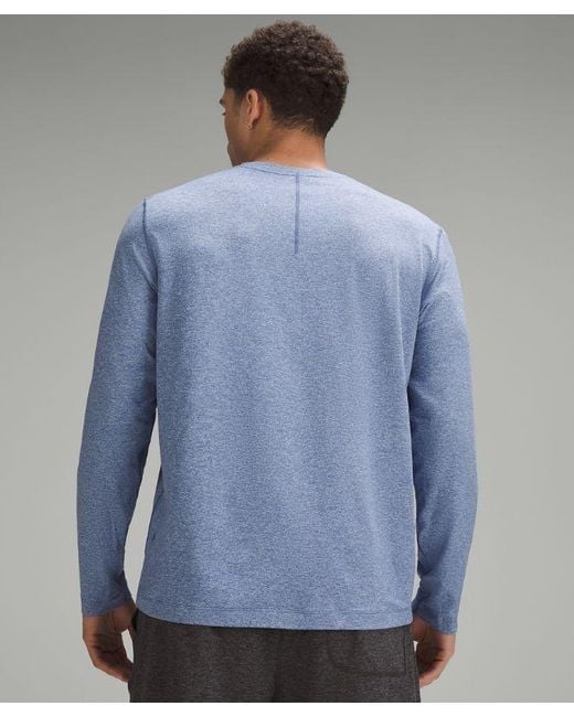 lululemon athletica Blue – Soft Jersey Long-Sleeve Shirt – – for men