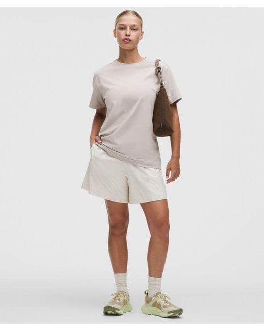lululemon athletica White All Yours Organic Cotton Crewneck T-Shirt