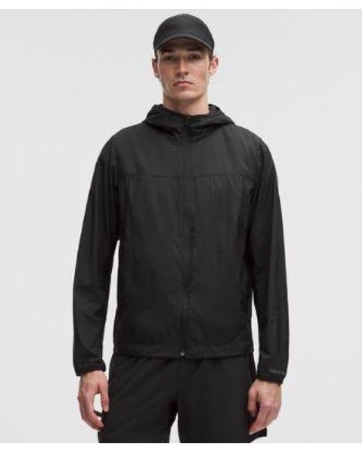 lululemon athletica Black – Insuleight Cold-Weather Run Shell – – for men