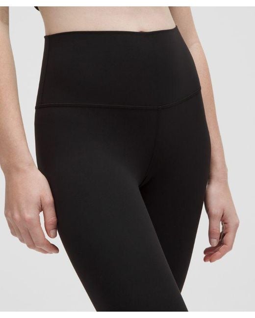 lululemon athletica Black Align High-Rise Crop 21"