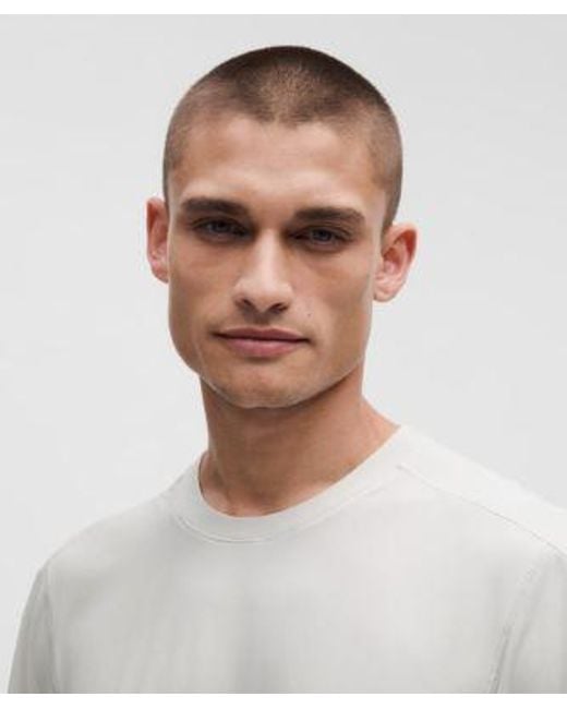 lululemon athletica White Brushed Yoga Crewneck T-Shirt for men