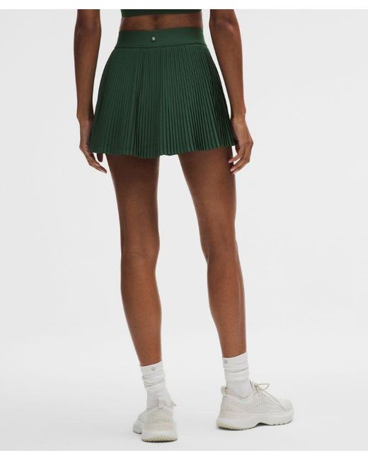 lululemon athletica Green Repleat High-Rise Tennis Skirt