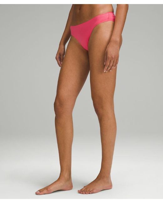 lululemon athletica Pink – Wundermost Ultra-Soft Nulu Mid-Rise Bikini Underwear 3 Pack – //Khaki –