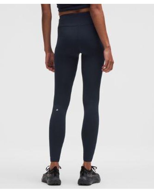 lululemon athletica Black Thermal High-Rise Running Tight 28"
