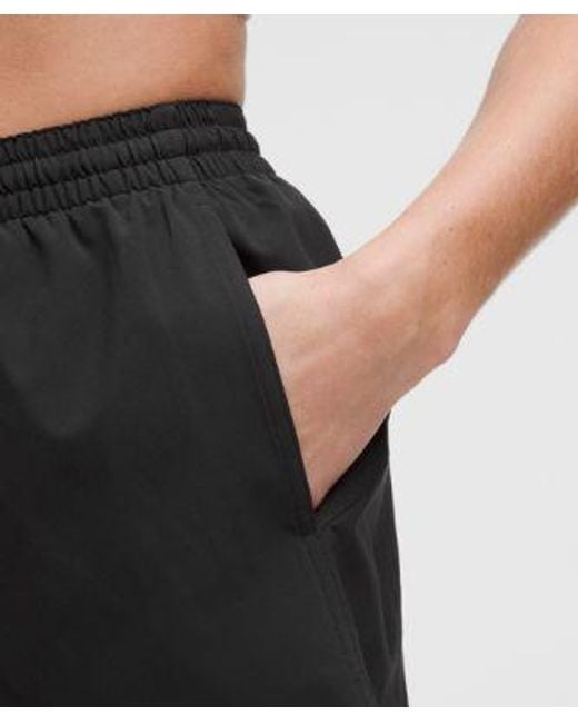 lululemon athletica Black Pace Rival High-Rise Shorts 3"