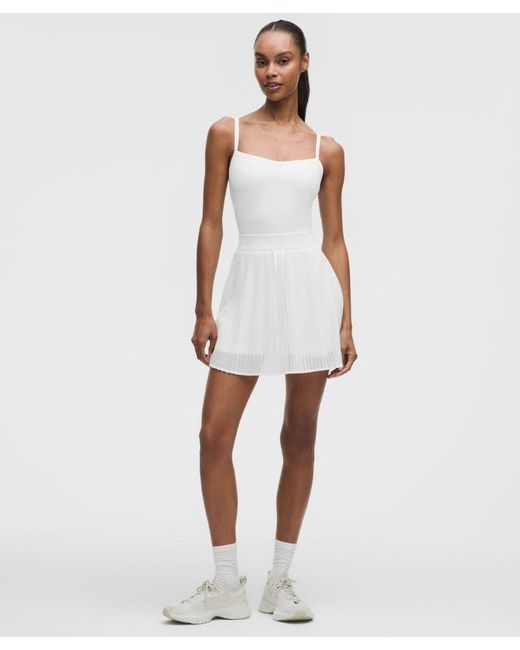 lululemon athletica White Ace Advantage Cutout Tennis Dress