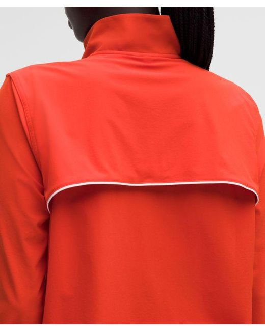 lululemon athletica Red Court Rival Tennis Track Jacket