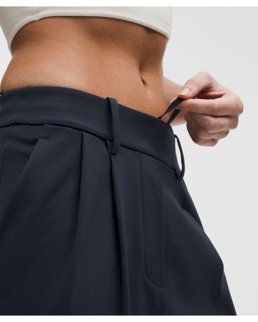 lululemon athletica Blue Daydrift High-Rise Wide-Leg Trouser