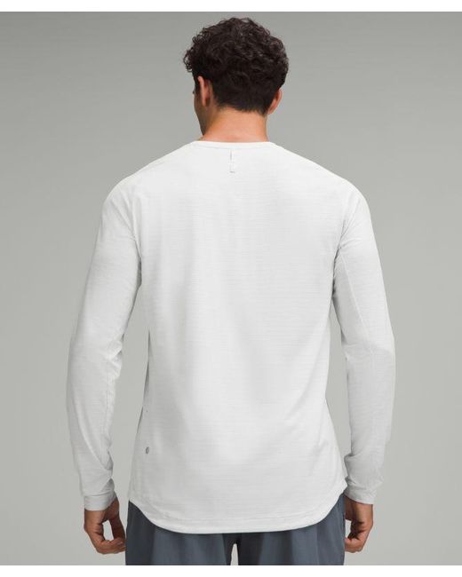 lululemon athletica Gray License To Train Long-Sleeve Shirt for men